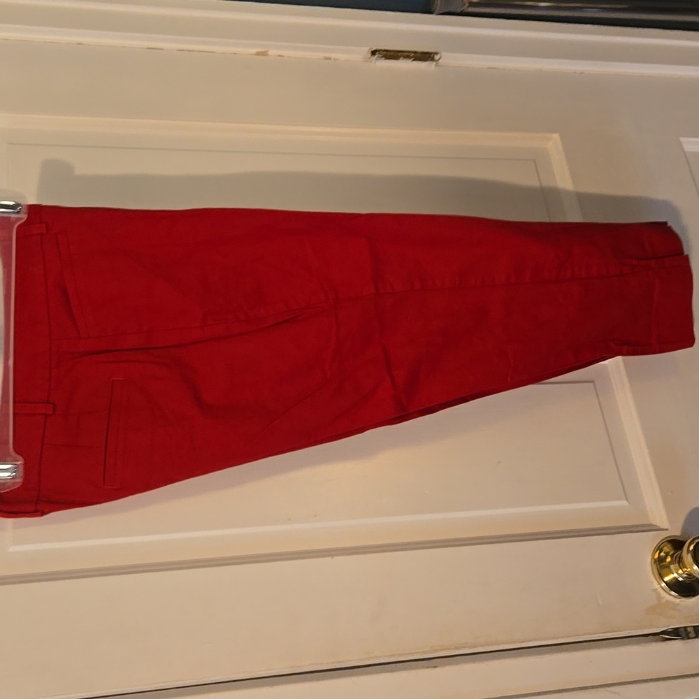 Talbots Vibrant Red Capri Pants